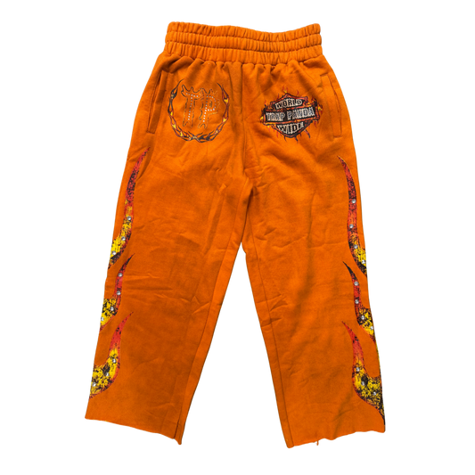 Worldwide orange sweatpants