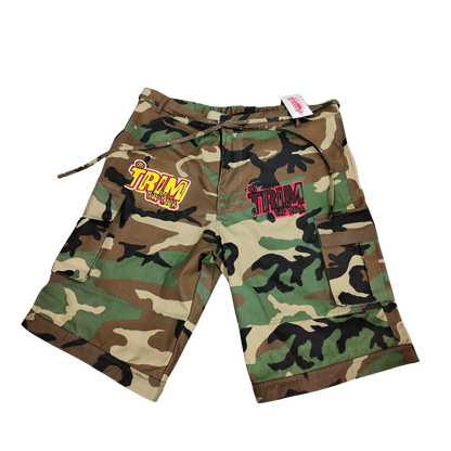 Trim convertible cargo pants