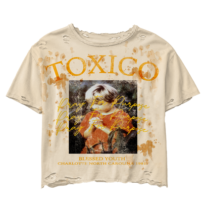 TOXICO VINTAGE TSHIRT CREAM