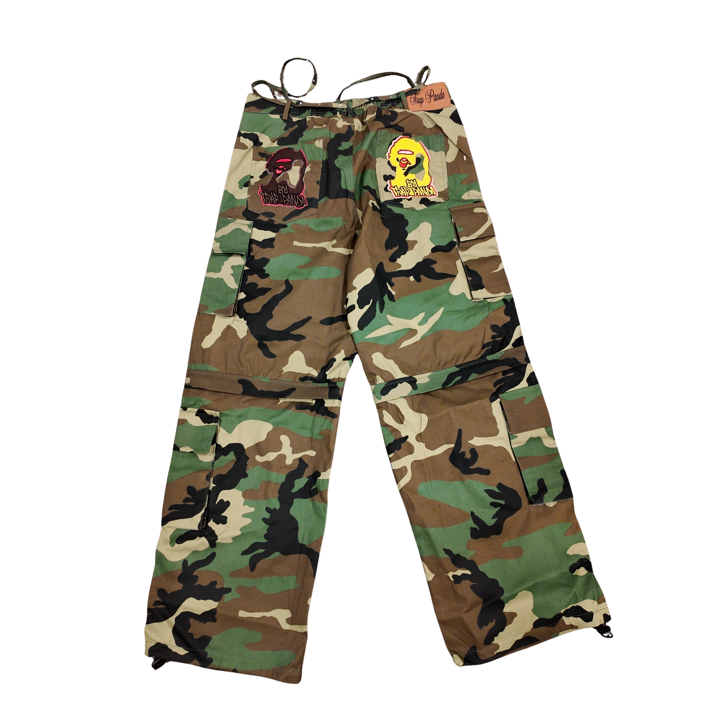 Trim convertible cargo pants