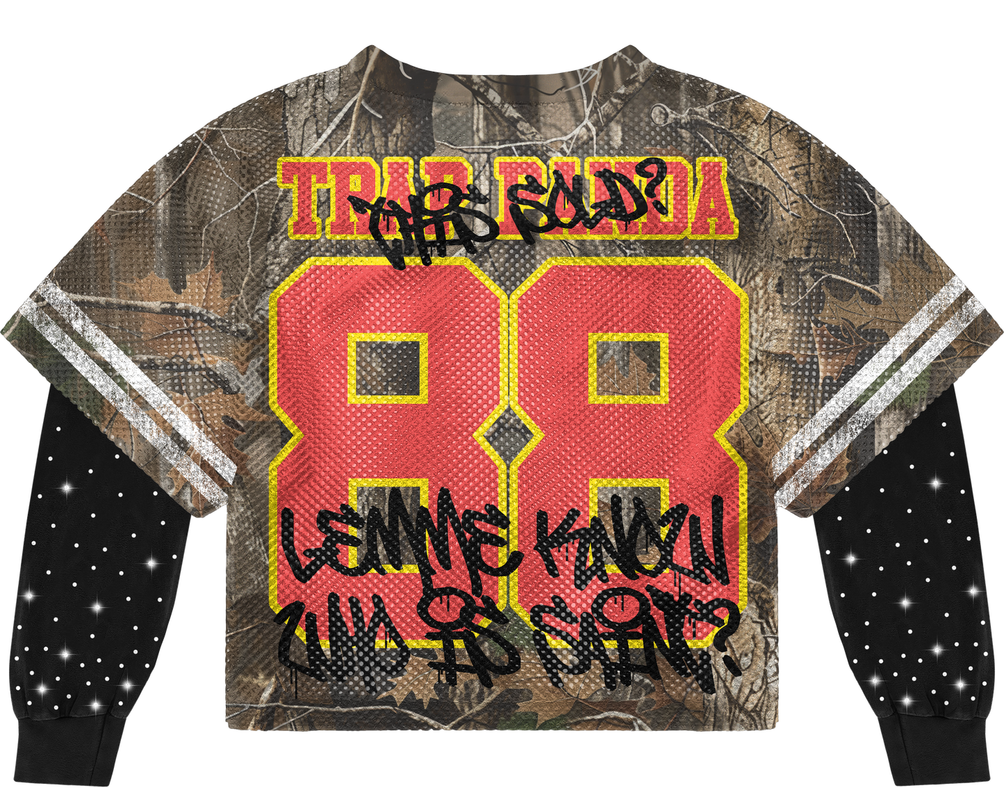 Camo double layer jersey