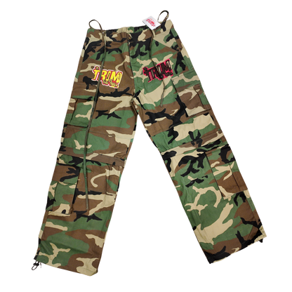 Trim convertible cargo pants