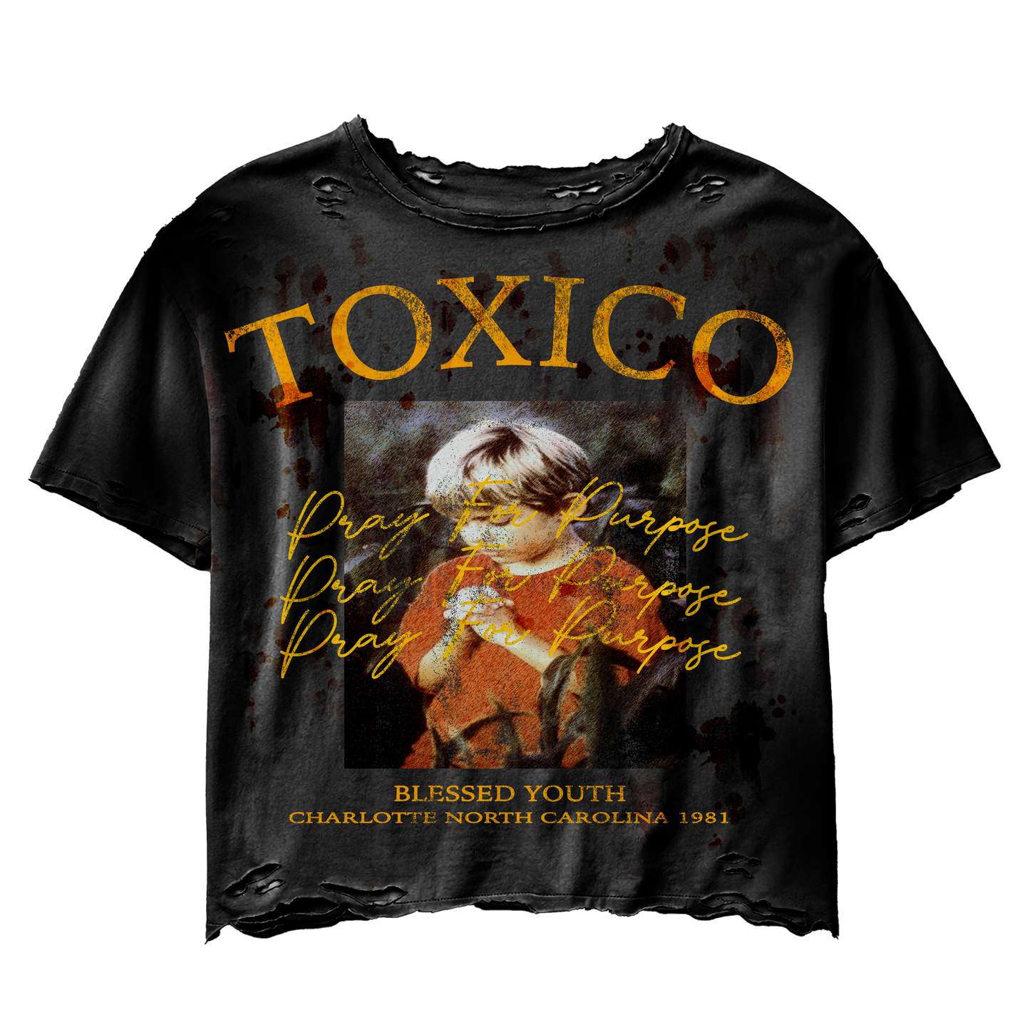 TOXICO VINTAGE TSHIRT BLACK