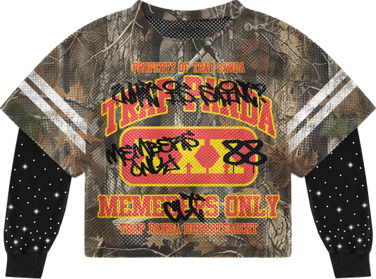 Camo double layer jersey