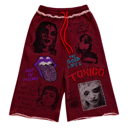 TOXICO SWEATS BURGUNDY