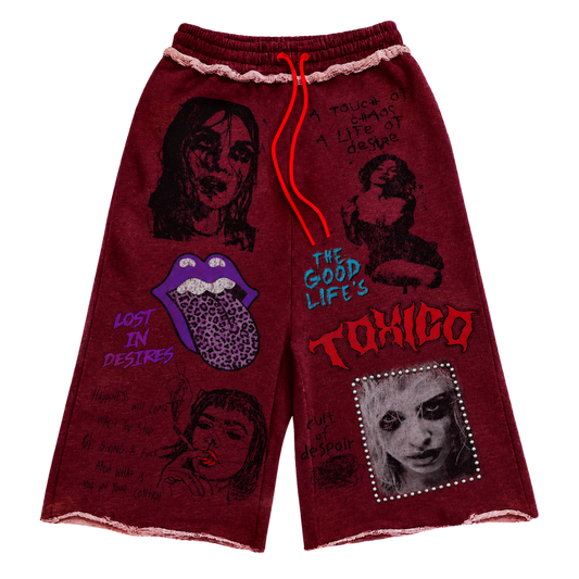 TOXICO SWEATS BURGUNDY