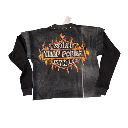 Worldwide double layer shirt with detachable sleeves