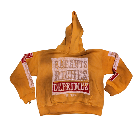 Trap Panda hoodie ‘mustard’