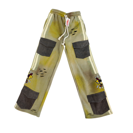 Trap dreams sweatpants green