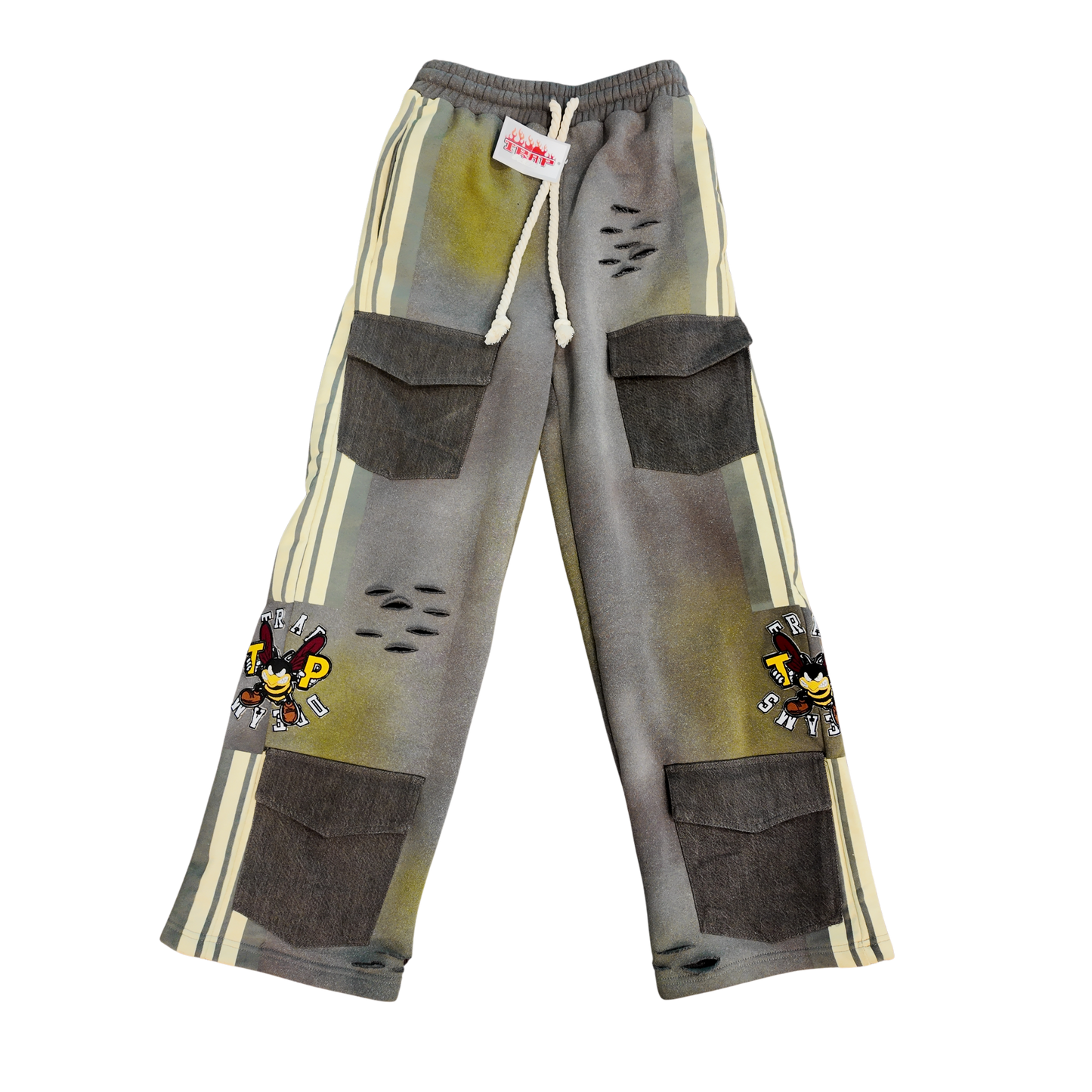 Trap dreams sweatpants gray