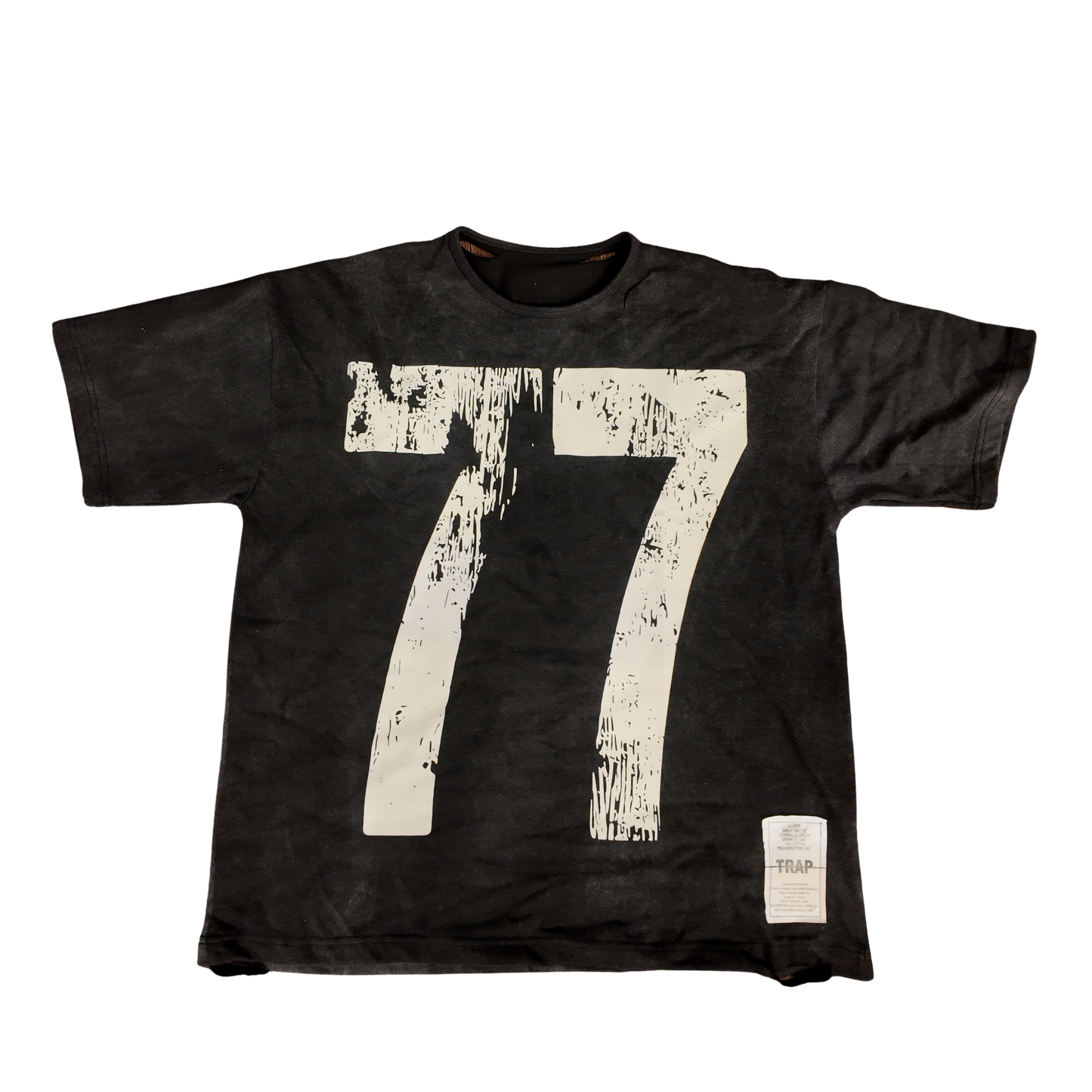77 black boxy shirt